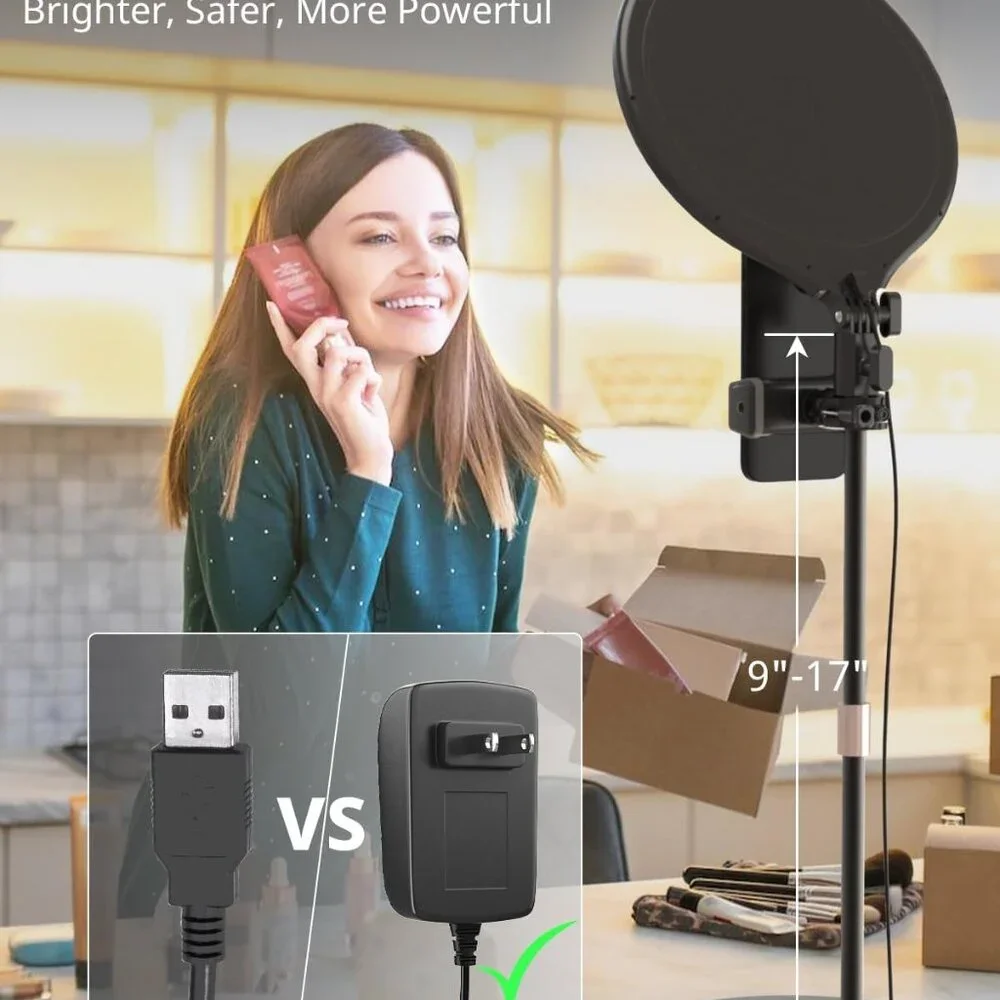 10.5in Laptop Ring Light with Stand